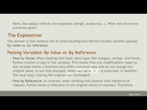 Understanding Why Functions Can Change Object Variables but Not Basic Variables in Python
