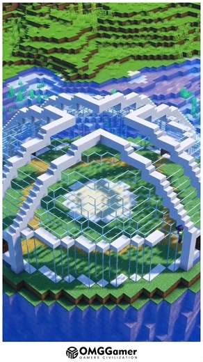 OMGGamer on Instagram: "🍃 Mini Ecosystem in Minecraft | Cute Compact Environment With Natural Harmony 🍃 🍃✨ Build a tiny Ecosystem featuring flowing water, lush greenery, glowing ambience, and little habitat elements that create a calm and refreshing scene. Perfect for interiors, gardens, or decorative corners, this design adds life and softness to any build. Want a bigger biodome ecosystem after this? 🌱🌟 #MinecraftBuilds #EcoDesign #AestheticNature #CreativeStructures #MinecraftInspiration 