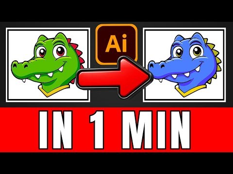How To Change Image Color In Illustrator 2026 (Very Easy)