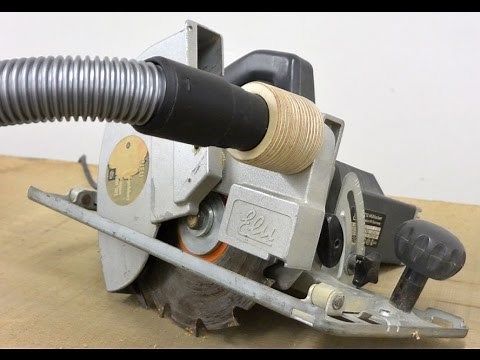 Circular Saw Dust Collection Adaptor (Shop Safety Improvement!)