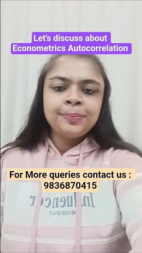 Econometrics Autocorrelation Explained | Meaning, Causes & Tests #Econometrics #RegressionShorts