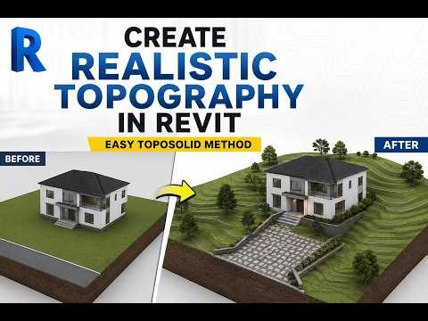How to Create Topography in Revit | Step-by-Step Toposolid Tutorial