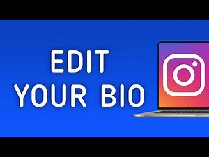 How To Edit Your Bio On Instagram On PC (New Update)