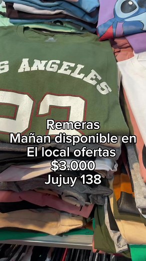 Remeras Promocionales a $3.000 en S.M. Tucumán
