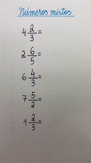 3.4K reactions · 17 shares | Números mistos #matematica #math #professor #matematicabasica #matematik | Silvio Paulo | Facebook