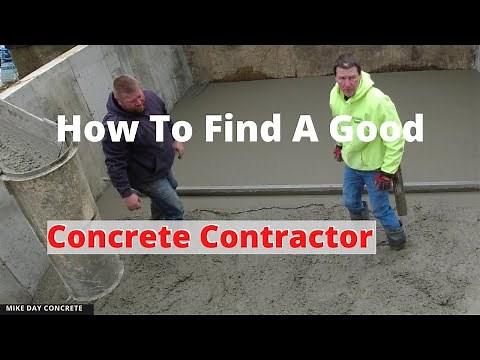 My 5 Tips For Finding A Good Concrete Contractor - # 4 and 5 are the Best!
