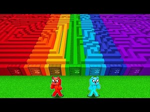 NAJWIĘKSZY KOLOROWY LABIRYNT w Minecraft!