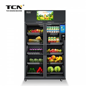 [Hot Item] Tcn 24/7 Self-Service Fridge Vending Machine Big Capacity Smart Combo Vending Machine
