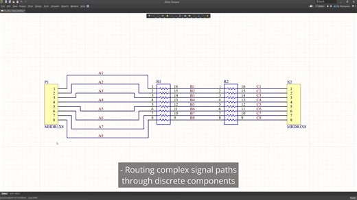 1.4K views · 16 reactions | With Altium Designer 25.4, Constraint Manager now automatically creates custom routing topologies and xSignals for xNets that traverse discrete components with more than two pins, such as resistor banks, upon selecting the Custom routing topology type. Learn more: https://bit.ly/3DHmsuJ #altium #constraintmanager #altiumdesigner #components | Altium | Facebook