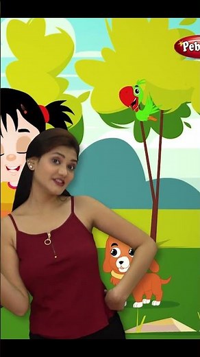 Action Songs in English | #shorts | Nursery Rhymes For Children | Pebbles Pre School Learning