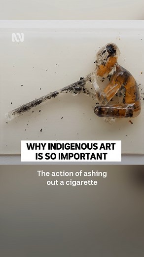 Tony Albert’s artworks speak volumes 🖤💛❤ Creative Types with Virginia Trioli — Stream now on ABC iview or Tuesdays at 8.30pm on ABC TV: ab.co/CreativeTypes | ABC iview