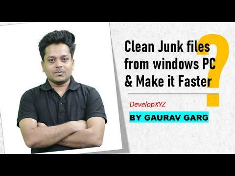remove junk files from windows pc