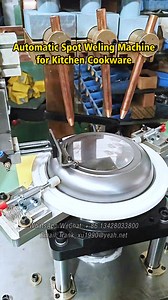 98K views · 205 reactions | Automatic Spot Weling Machine for Kitchen Cookware, Custom Automatic Rotating Spot Welding #spotweldingmachine #spotwelding #spotwelder #welding #weldingmachine | Welding Machine | Facebook