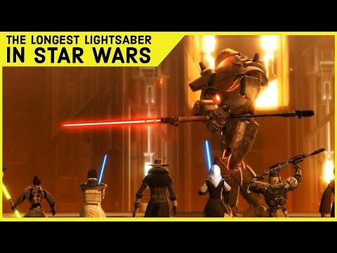 The Longest Lightsaber In Star Wars