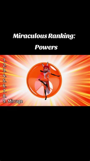 Miraculous Ranking: Powers #miraculous #miraculousladybug