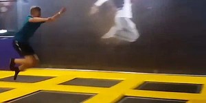 Train like an Olympian at Jump Square trampoline park in the Netherlands