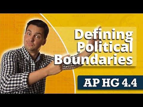 Types of Political Boundaries [AP Human Geography Unit 4 Topic 4]