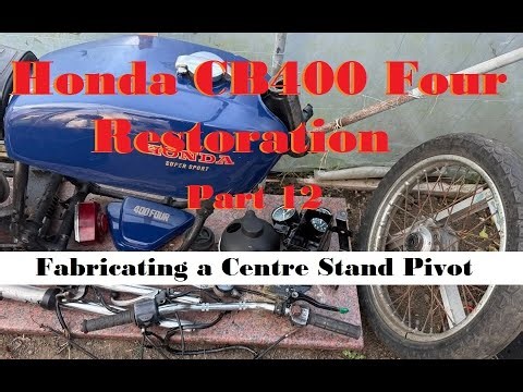 Honda CB400 Four Restoration Part 12 - Fabricating a Centre Stand Pivot