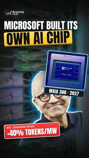 Microsoft claims its new AI chip is 40% more efficient than GPUs ⚡
