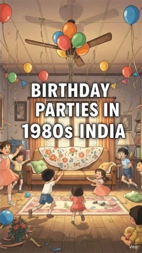 Remember how we celebrated Birthday Parties in 1980's! #birthday #1980 #birthdayparty #food