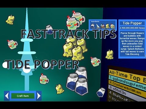 BUYING TIDE POPPER AND HOW TO GET IT FAST!!! (Bee Swarm Simulator)