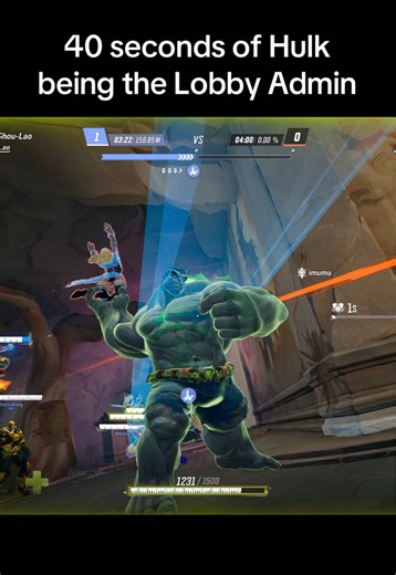 300 hours on hulk just for him to be the worst tank in the every game i play hulk i question why i even play marvel rivals anymore hes awful and even when you ult you have to bait out every cc AND ULTIMATE just to get a clip like this. #fyp #hulk #marvelrivals #trending #hulkedit