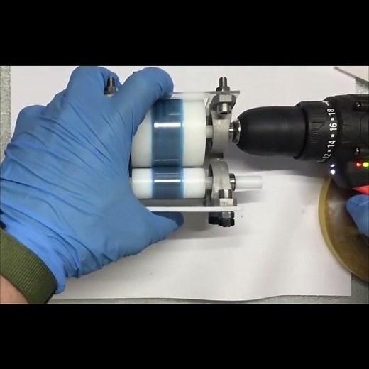 High throughput mechanical exfoliation of graphite