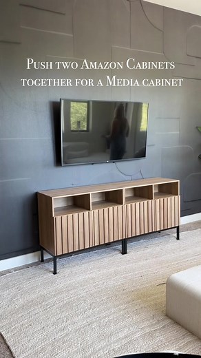 Affordable Amazon Media Console TV Stand Transformation