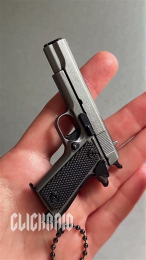 Colt M1911 Keychain - Chrome Edition 3 #miniature #csgo #military #shorts #toys #outdoors