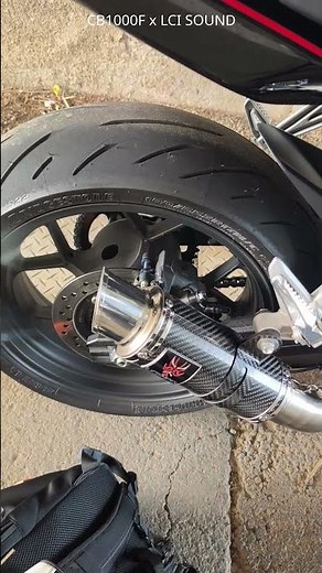 CB1000F スリップオンマフラー【LCIparts short carbon silencer】