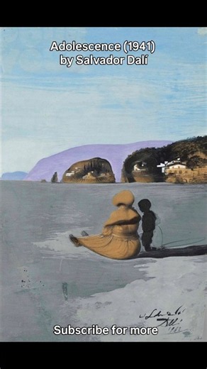 Adolescence (1941) by Salvador Dalí #painting #art #shorts #viral #history
