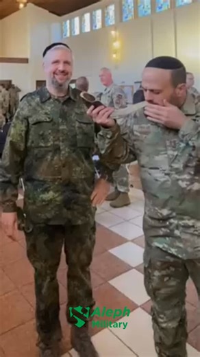 In Germany, a U.S. Air Force chaplain blew the shofar before representatives of allied militaries from across Europe. An ancient call of faith and renewal carried across a gathering of nations, uniting tradition, service, and shared purpose. 🇺🇸🤝🌍 | The Jewish-American Warrior