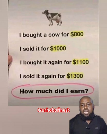 Learning Cool Math Tricks with a Cow Purchase