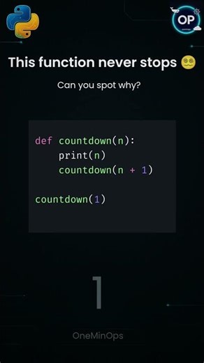 This Python Function Never Stops 🤯