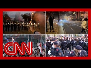 Anti-government protests erupt across Europe as cases surge