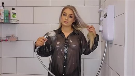 [4K] Dry vs. Wet Transparent Clothes with Shan