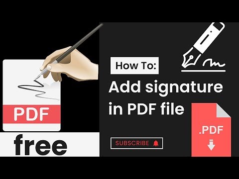 How to Add a Digital Signature to Your PDF for Free | Quick & Easy Tutorial