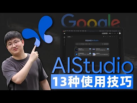 【Google AI Studio最全教程】13个技巧彻底掌握Gemini ，循序渐进！小白保姆级教学！