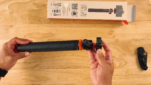 Watch UURIG TP-02 Extendable Phone Tripod,51" Selfie Stick on Amazon Live