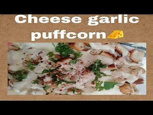 Cheese garlic puffcorn recipe | easy snacks 😋