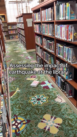 On the road to recovery #lapl #librarytok #librarytiktok #earthquake
