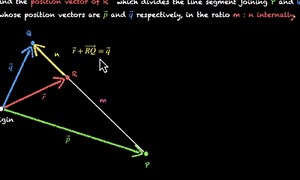 Section formula in 3D (Derivation)