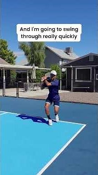 How to hit the Two Handed Backhand Drive in Pickleball