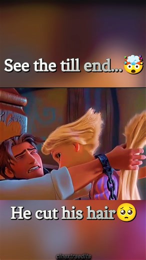 He cut his hair tangled (2010) #movieclips #shorts