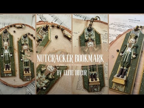 Simple Christmas Handmade - bookmarks with Nutcrackers tutorial