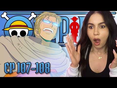 OH NO😱│ONE PIECE Episode 107-108 REACTION