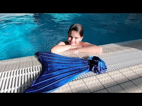 How to Put On Mermaid Tail and How to Undress It Underwater