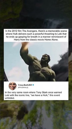 Hulk Beats Loki, Wheezing Like Harry