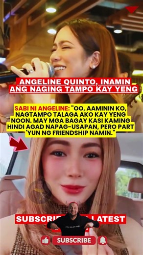 ANGELINE QUINTO, INAMIN NA NAG TAMPO KAY YENG CONSTANTINO NOON #youtubeshorts