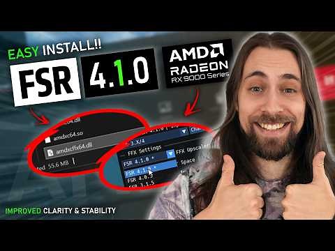 How to INSTALL AMD FSR 4.1 - Improved Stability, Clarity & More!!